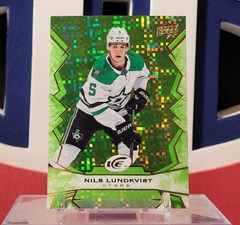 Nils Lundkvist 2022-23 - Green Parralel Ud Ice #19 Upper Deck